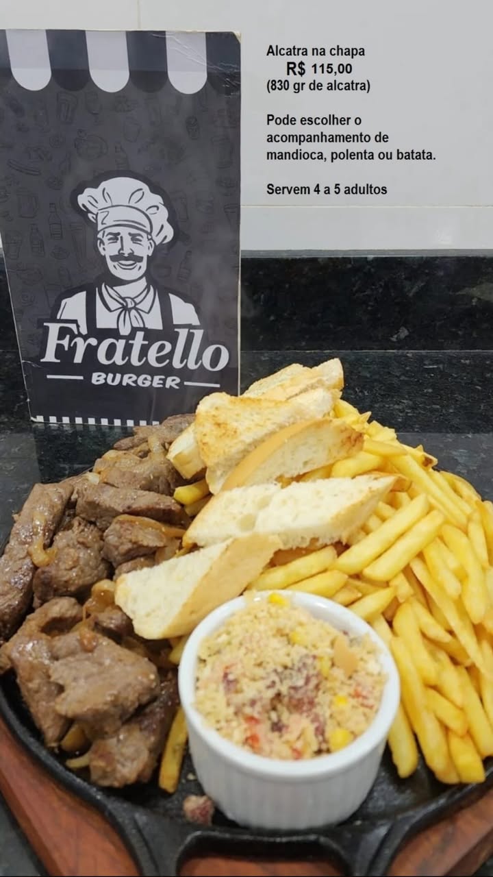 Alcatra na chapa Fratello